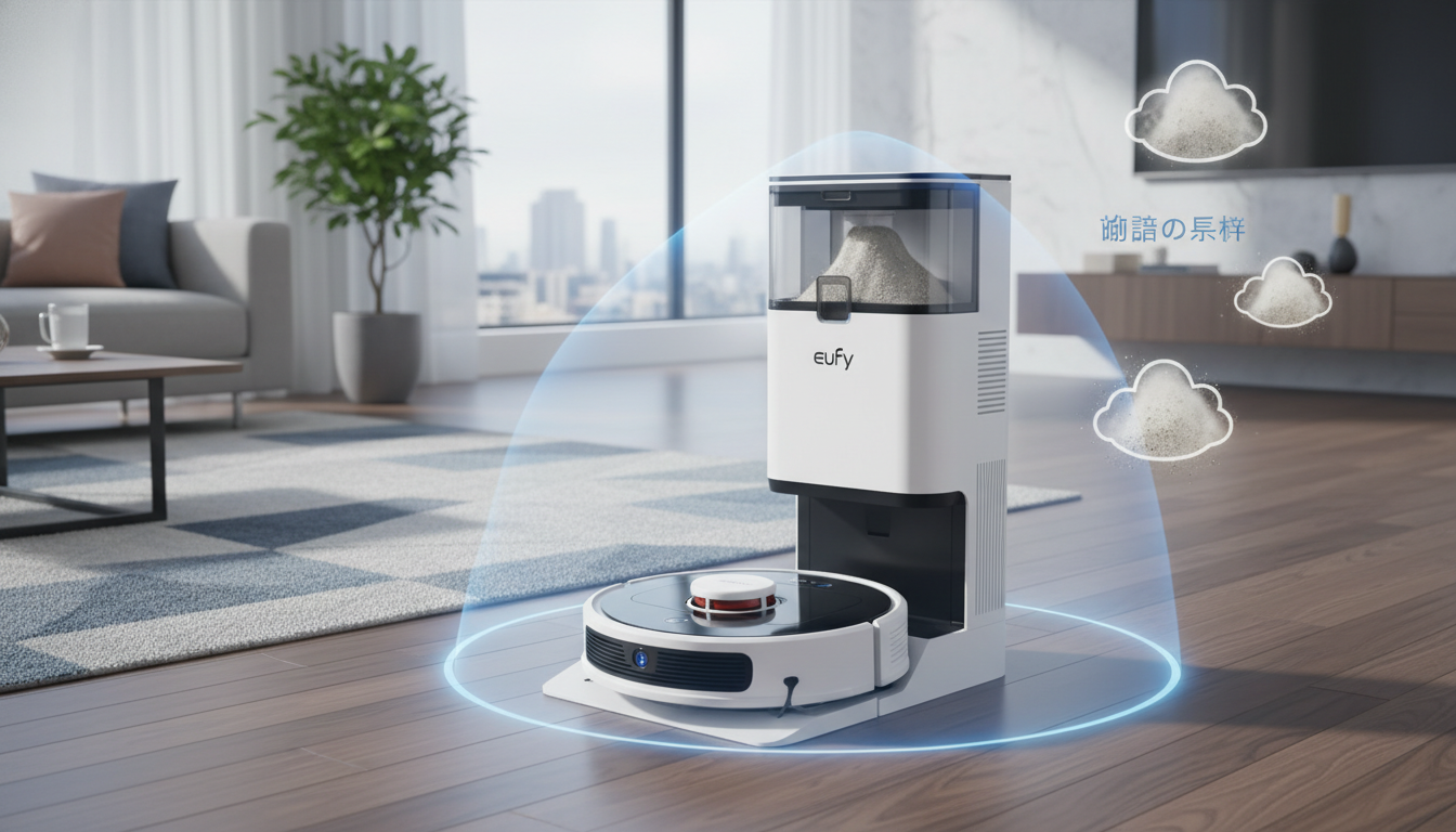 Anker Eufy Robot Vacuum Auto-Empty C10で掃除の負担が大きく減る